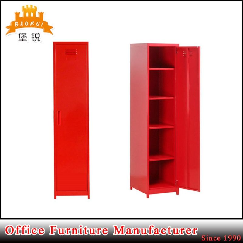 Attractive Red Kids Children Student Wardrobe Storage Locker