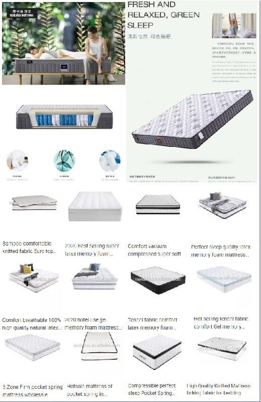 Hotsale Mattress of Pocket Spring in Bedroom/Hotel/Home/House/Furniture Mattress