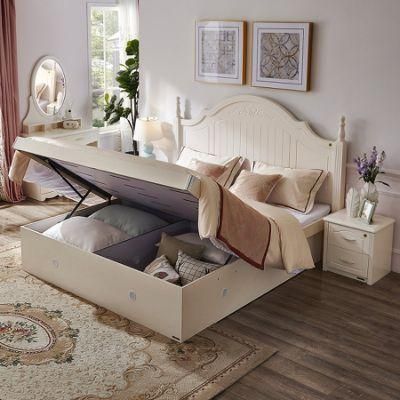 Quanu 120613 Bedroom Bed Mattress Bedside Table Bedroom Furniture Set