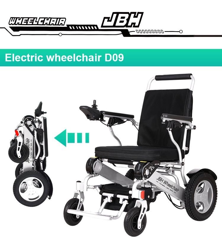 Hot Selling Lithium Battery Brushless Motor Folding Handicapped Electric Wheelchair Price