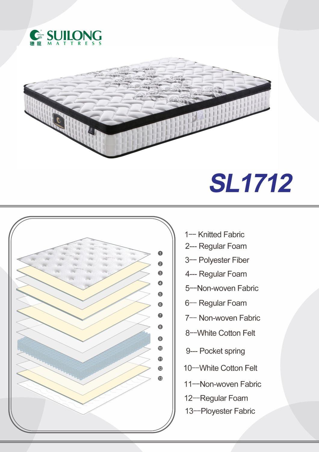 Good Sleep Mattress Modern Furniture Rolle up Pocket Spring Mattress