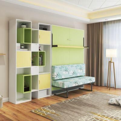 High Quality Custom Fashion Vertical Wallbed with Sofa (WSDS0920)