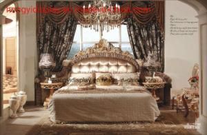 Stylish Luxury Wooden Bed European Country Style Queen Size Bed/Cheap Wholesale Furniture
