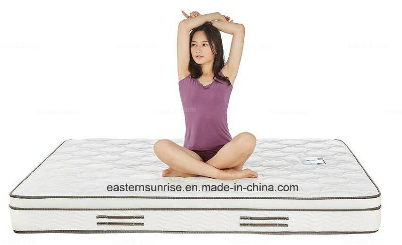 Spring Mattress with Euro Top Pocket Spring Mattress Set