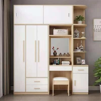 Wooden with Computer Table, Dresser, Drawers, Open Door Wardrobe