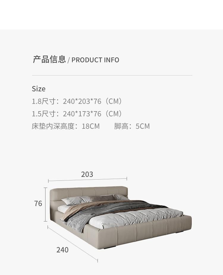 2500*2410*1050 mm Large Size Bulk Bedheads Style Bed for Bed Room