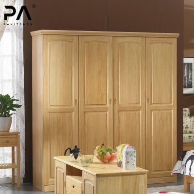 Manufacturer Custom Free Standing Swinging Door Closet Wardrobe Cabinet Design