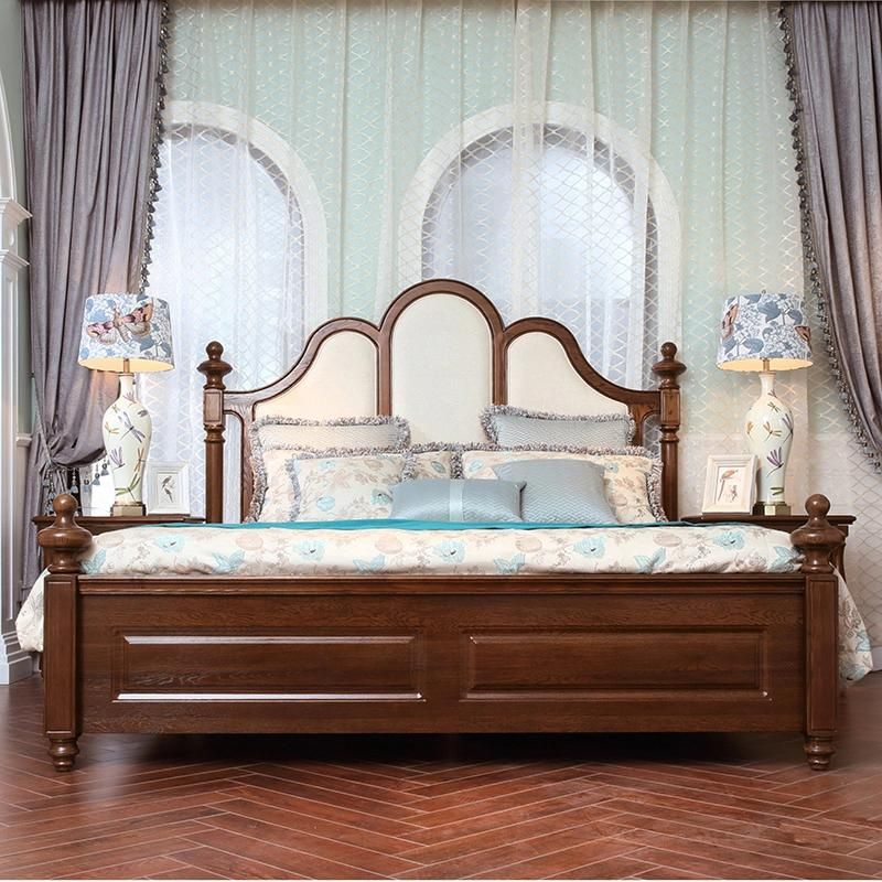 Customize Solid Wood Furniture Home Bedroom Furniture Set