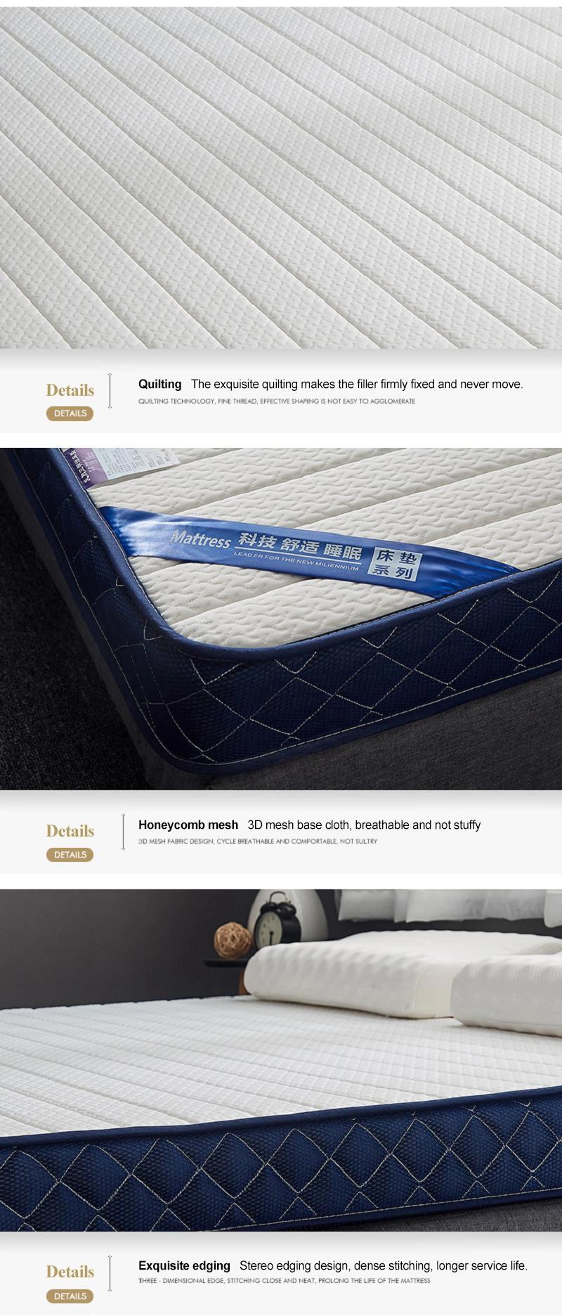 Home Bunk Bed Mattress Multi-Purpose Portable Skin Friendly Foam Double