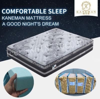 Queen Size Memory Foam Mattress Flat Packed Spring Mattress