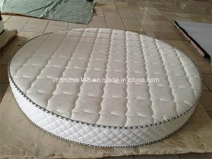 Luxury Hotel Pocket Spring Mattress Latex Round Mattress (RH-596)
