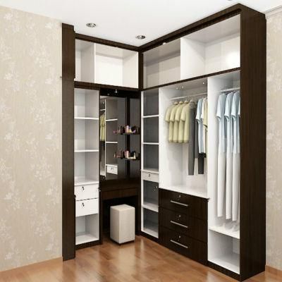 L Shape Walk in Wardrobe for Master Bedroom