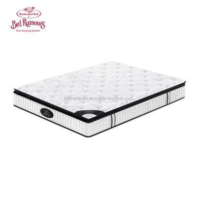 OEM/ODM Hotel Bedroom Foam Mattress for King Size Double Wall Bed Pocket Spring Made of Memory Latex Mattress