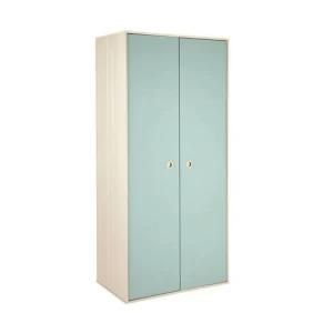 Moden Design Green Wooden Double Color Wardrobe