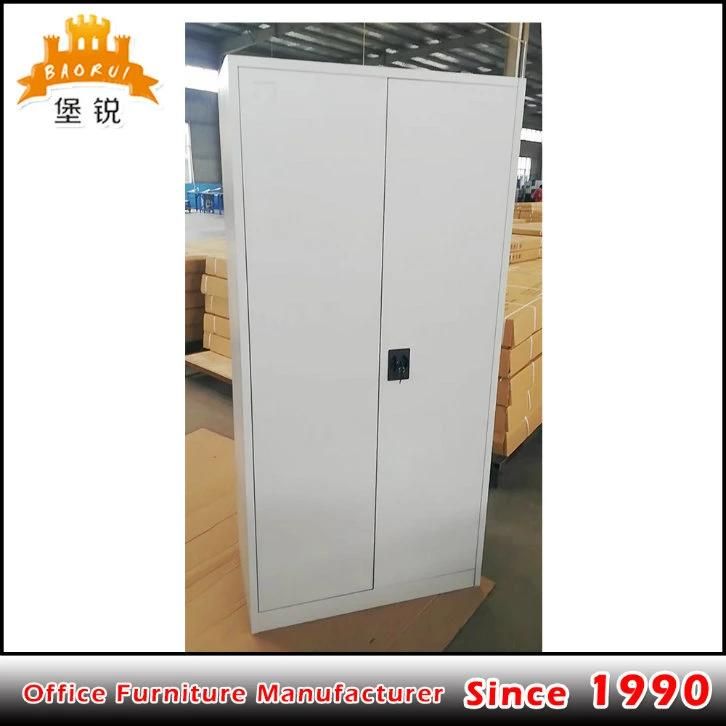 Fas-005 Chinese Knock Down Furniture Double Door Locker /Iron Clothe Almirah Designs with Price