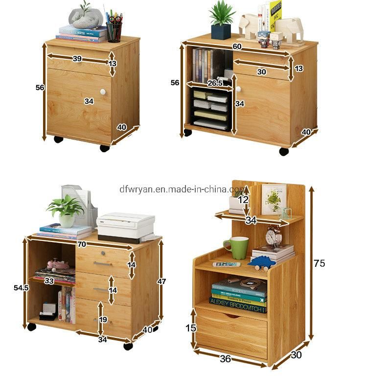 MFC Bedside Drawer Table File Cabinet Nightstand