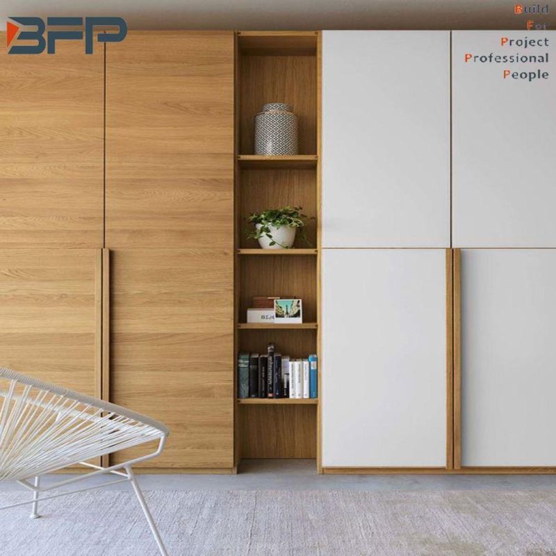 Hotel Apartment Modern Swing Doors Wooden Wardrobes