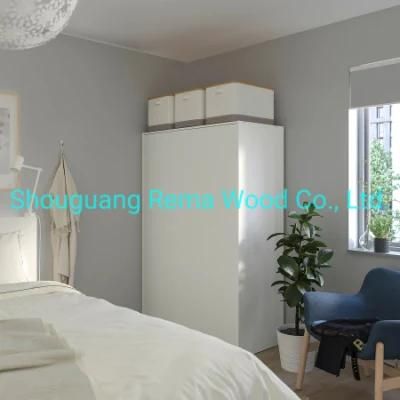 Modern White Wardrobe Cloth Cabinet for Bedroom Home Decoration