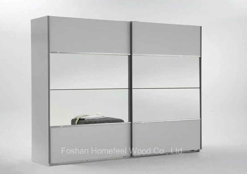 Modern Style Bedroom Furniture Set in White and Mirror (HF-SR016EY)