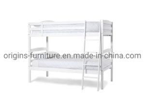 White Kids Bunk Bed Solid Wood Bed