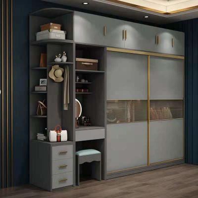 Modern Design Bedroom Wardrobe with Dresser