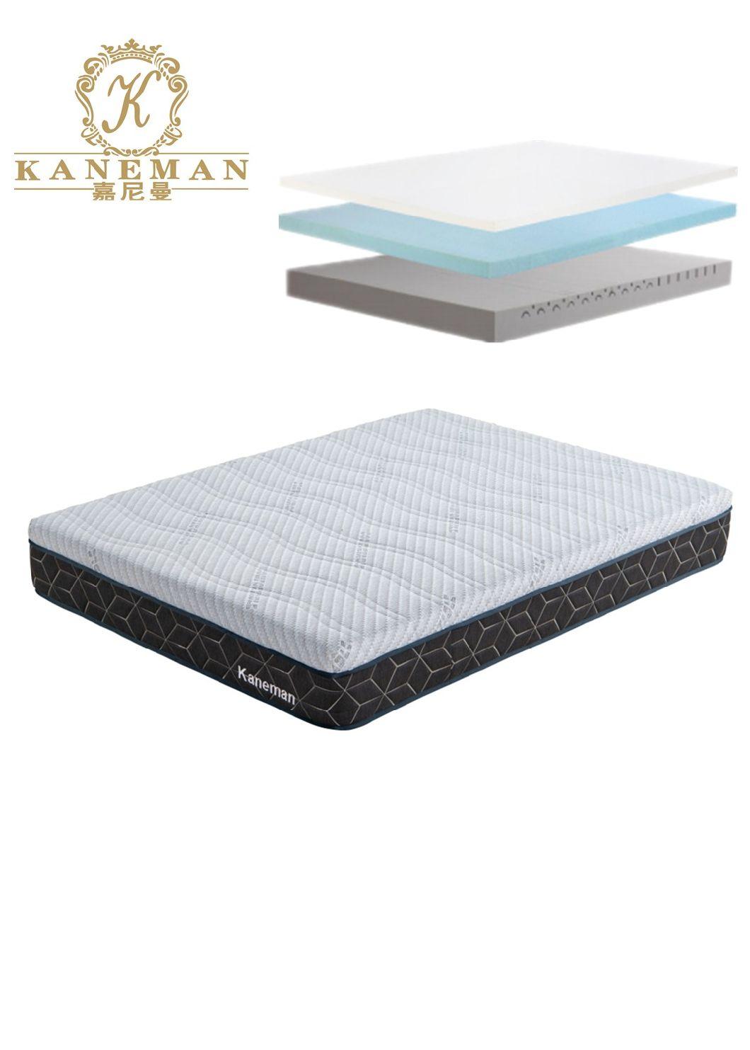 8inch Rolled Packing Cooling Gel Memory Foam Mattress in a Carton Box