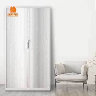 Metal Rolling Door Wardrobe, Modern Home Furniture, Living Room Furniture.