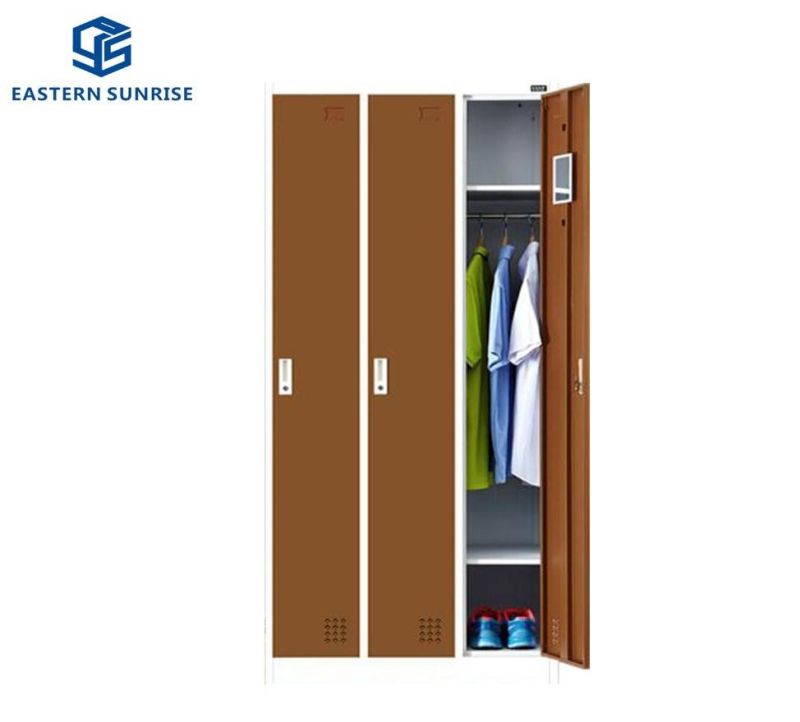 Factory Direct Modern Fashion Symmetrical Three-Door Combination Wardrobe