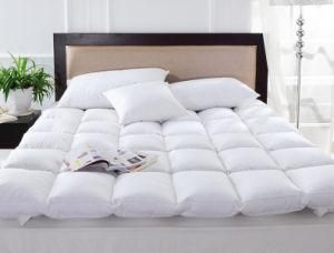 Queen Goose Down Feather Mattress Topper Featherbed