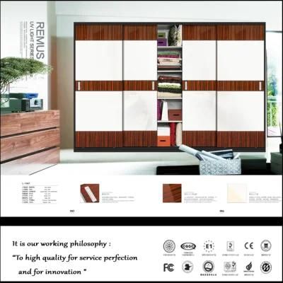 Bedroom Wall Wardrobe Closet Design (ZHUV)