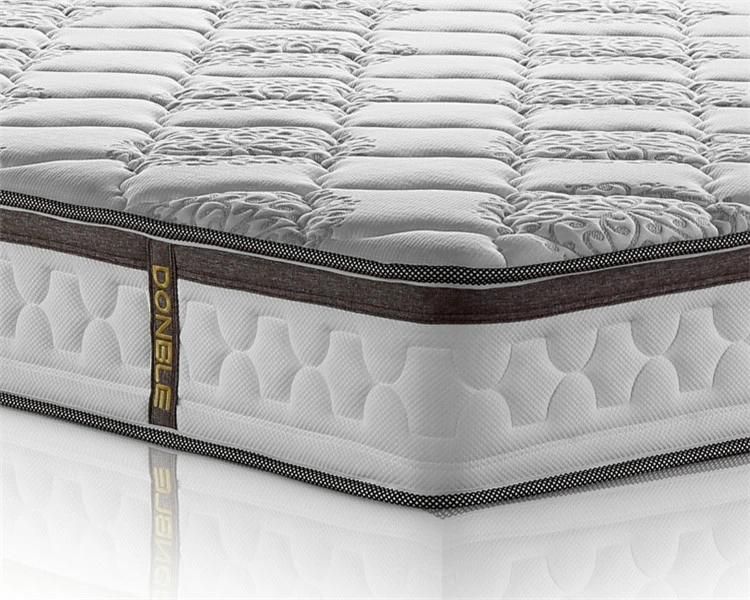 New Design Rolled up Bedroom Furniture Hotel Bed Pocket Coil Spring Mattress