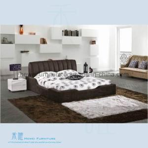 High Quality Soft Fabric Bed of Bedroom Furniture (HW-KF301B)