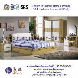 Luxury PU Leather Bed Modern Hotel Bedroom Furniture (702A#)