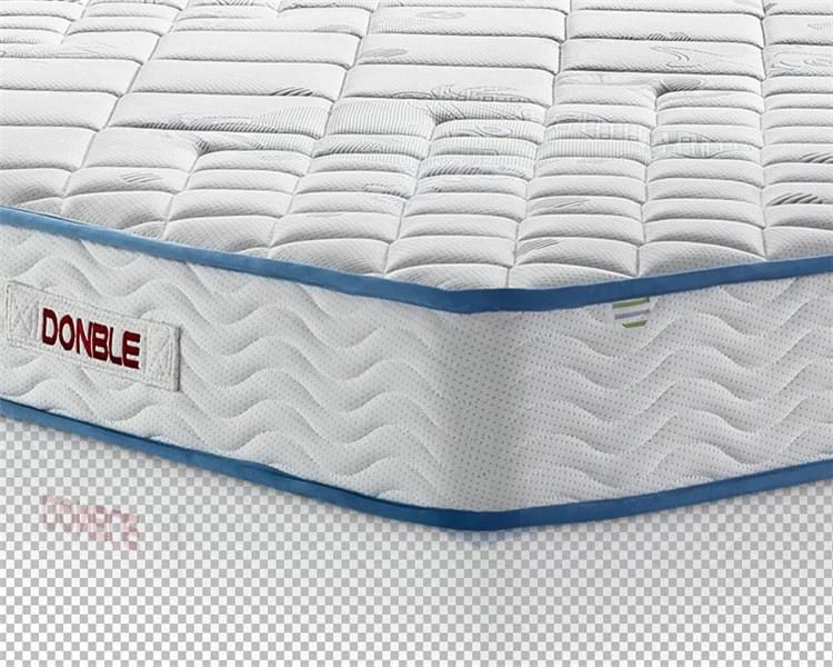 Deluxe Style Quality Assured Single Side Hotel Bed Set Furniture Latex Pocket Spring Mattress