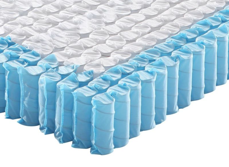 Gel Memory Foam Pillow Top Compress and Roll in Carton Box Spring Bed Mattress