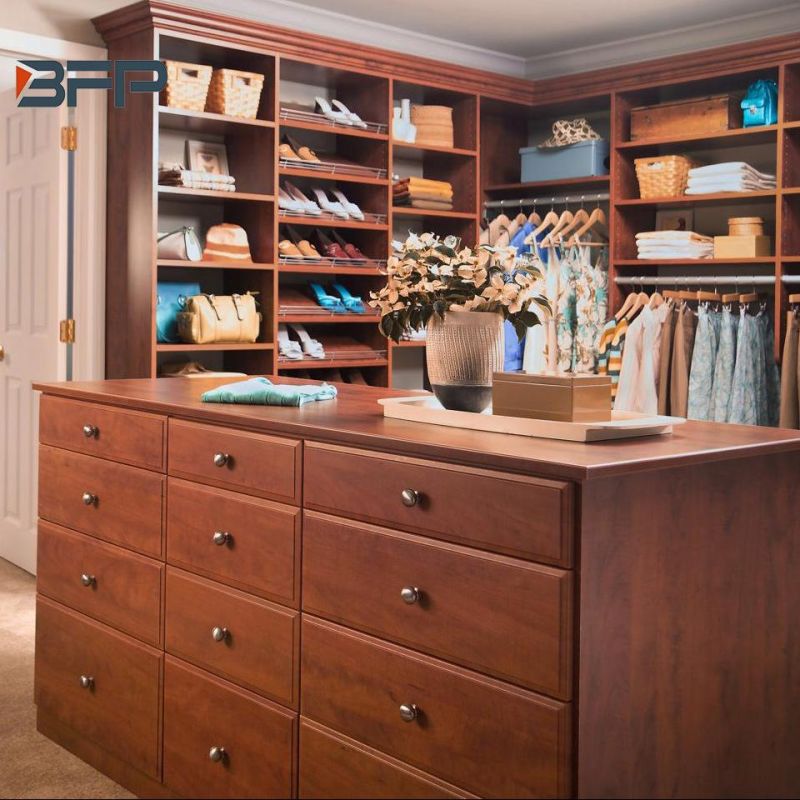 American Style Bedroom Wood Closets