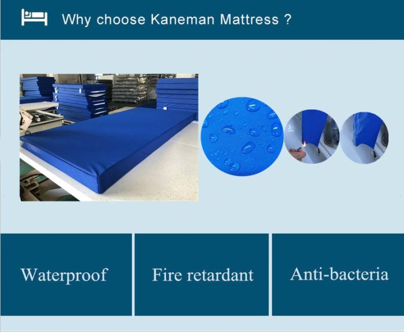 Rolled Packing Medical Mattress High Density Foam Mattress in a Sleeve