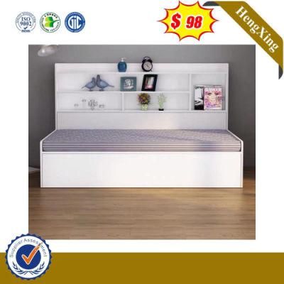 Simple Warm Girls Single Kids Size Wooden Bed Children Bedroom Home Furniture
