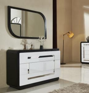 MDF Veneer Dressing Table with Mirror Bedroom Set Dresser Modern Home Furniture
