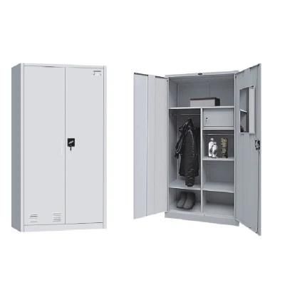 Simple Wardrobe Designs Steel 2 Door Wardrobe Locker Cabinet