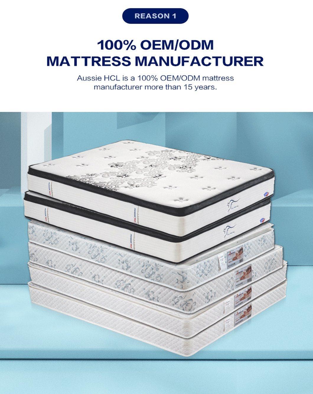 Premium Innerspring Mattresses Roll Sleeping Well Double Inch Full King Queen Spring Foam Mattress Bedroom Furniture