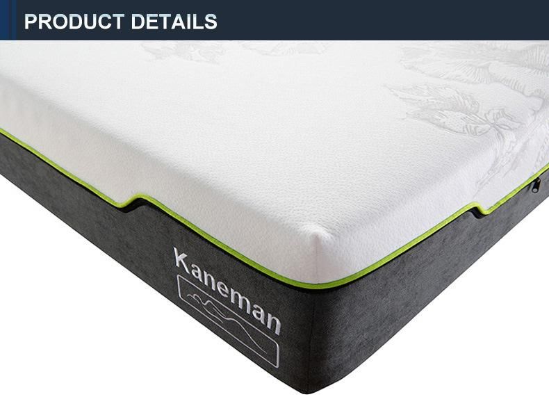 New Arrive Customized Color Box Compress 10 Inch Visco Gel Memory Foam Mattress
