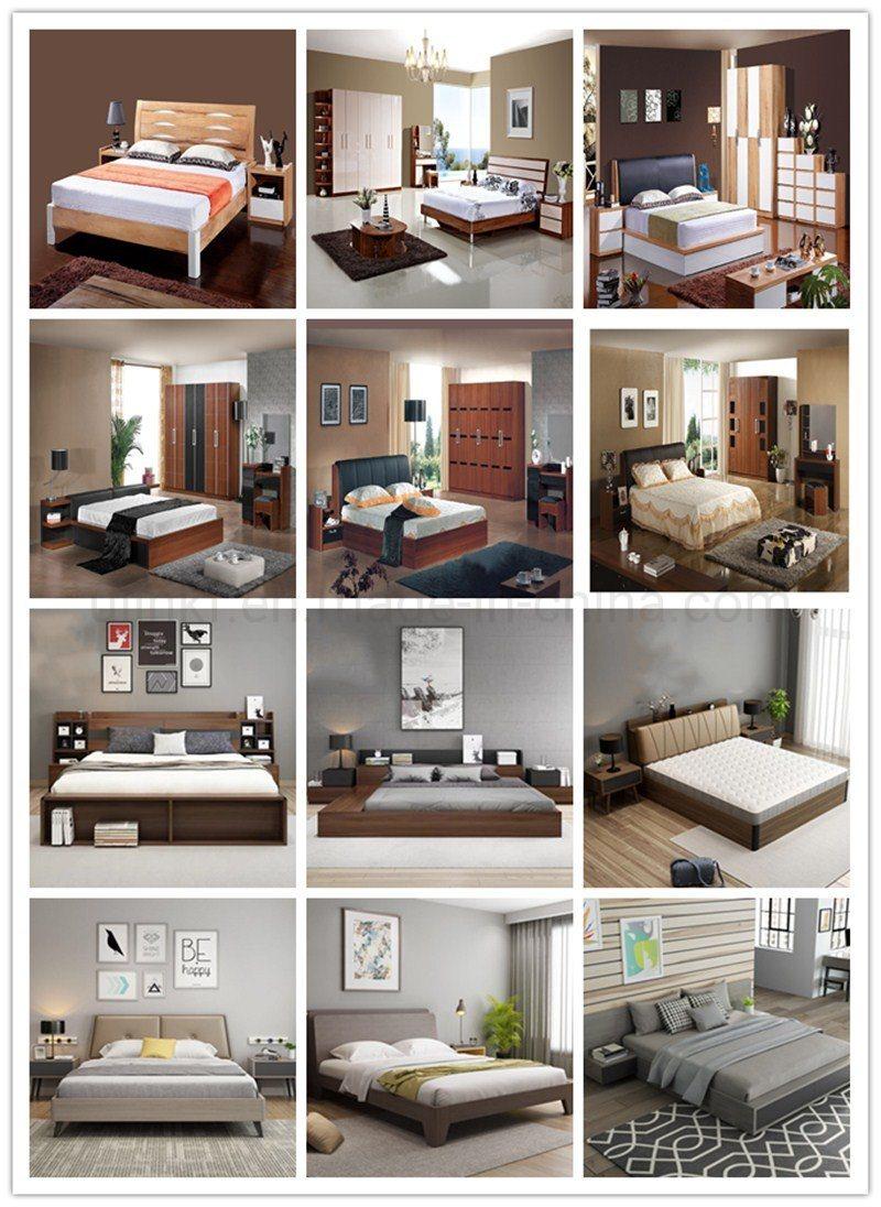 Wholesale Luxury Simple Home Living Room Bedroom Set Furniture Leather Sofa Double Single King Wall Bed with Mattress