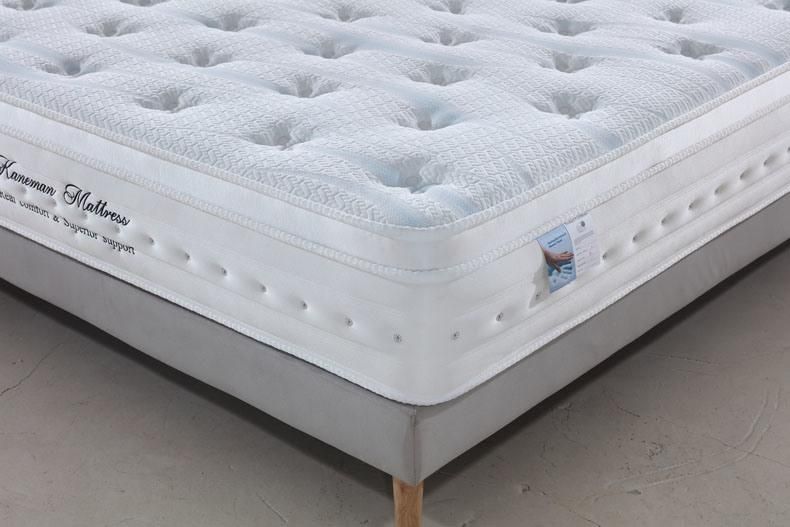 Rolling Mattress in a Box 30cm Euro Top Gel Memory Foam Pocket Spring Mattress Box