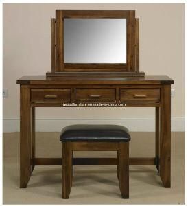Dressing Table with Stool &amp; Pedestal Mirror