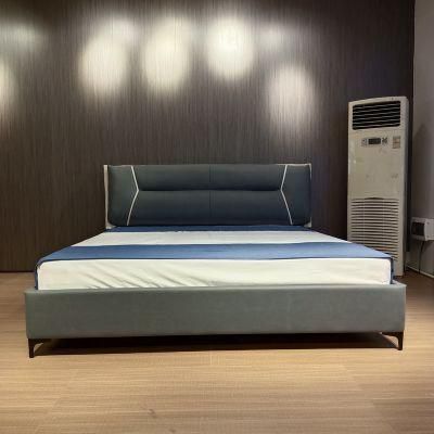 High End Modern Home Furniture Room Bed Double Bed King Size Wood Bed Frame Hotel Bed