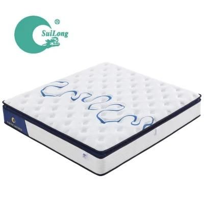 China Hotel Mattress Convoluted Foam Pocket Spring Mattress
