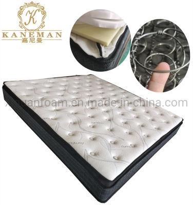Compressed Roll Packing High Density Foam Bonnell Spring Mattress