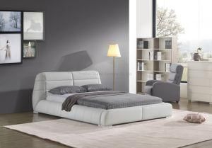 Hot Sale Concise PU Leather Bed for Home