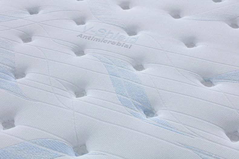 Wholesale 12inch Colchones Hybrid Pocket Spring Box Mattress Queen Size